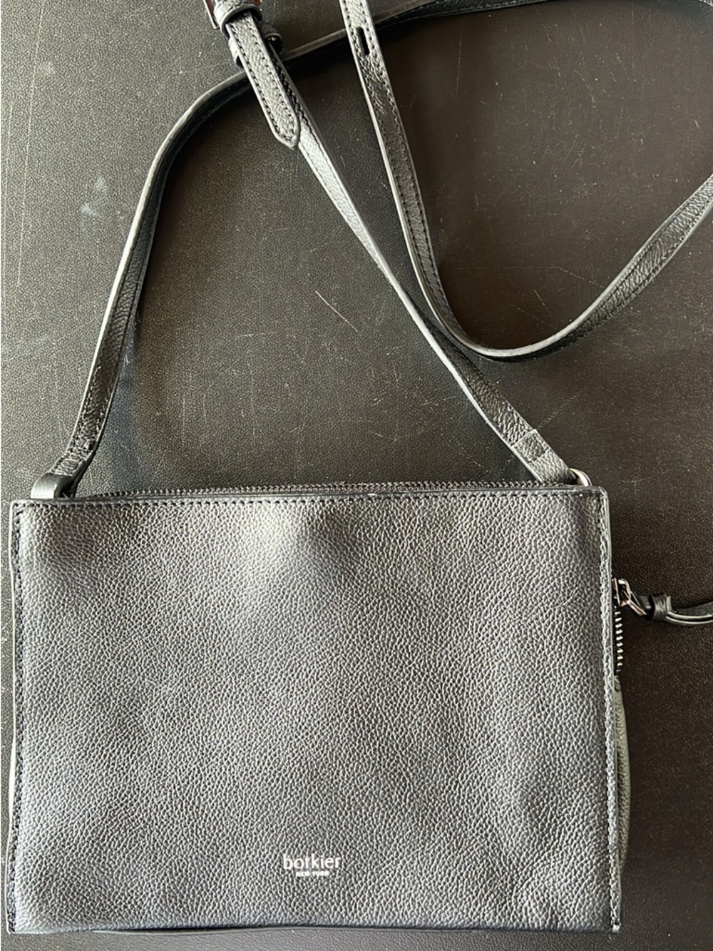 Botkier Black Pebbled Leather Small Crossbody